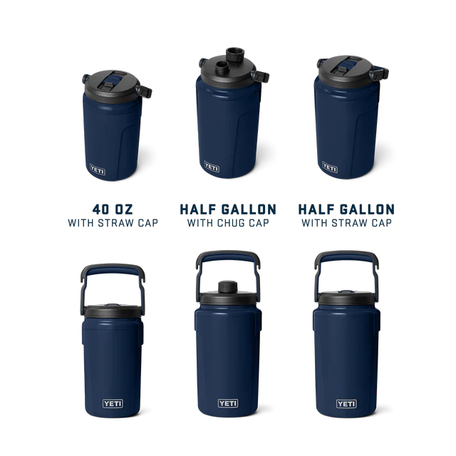 Yeti SIlo Half Gallon Jug with Chug Cap Size Guide